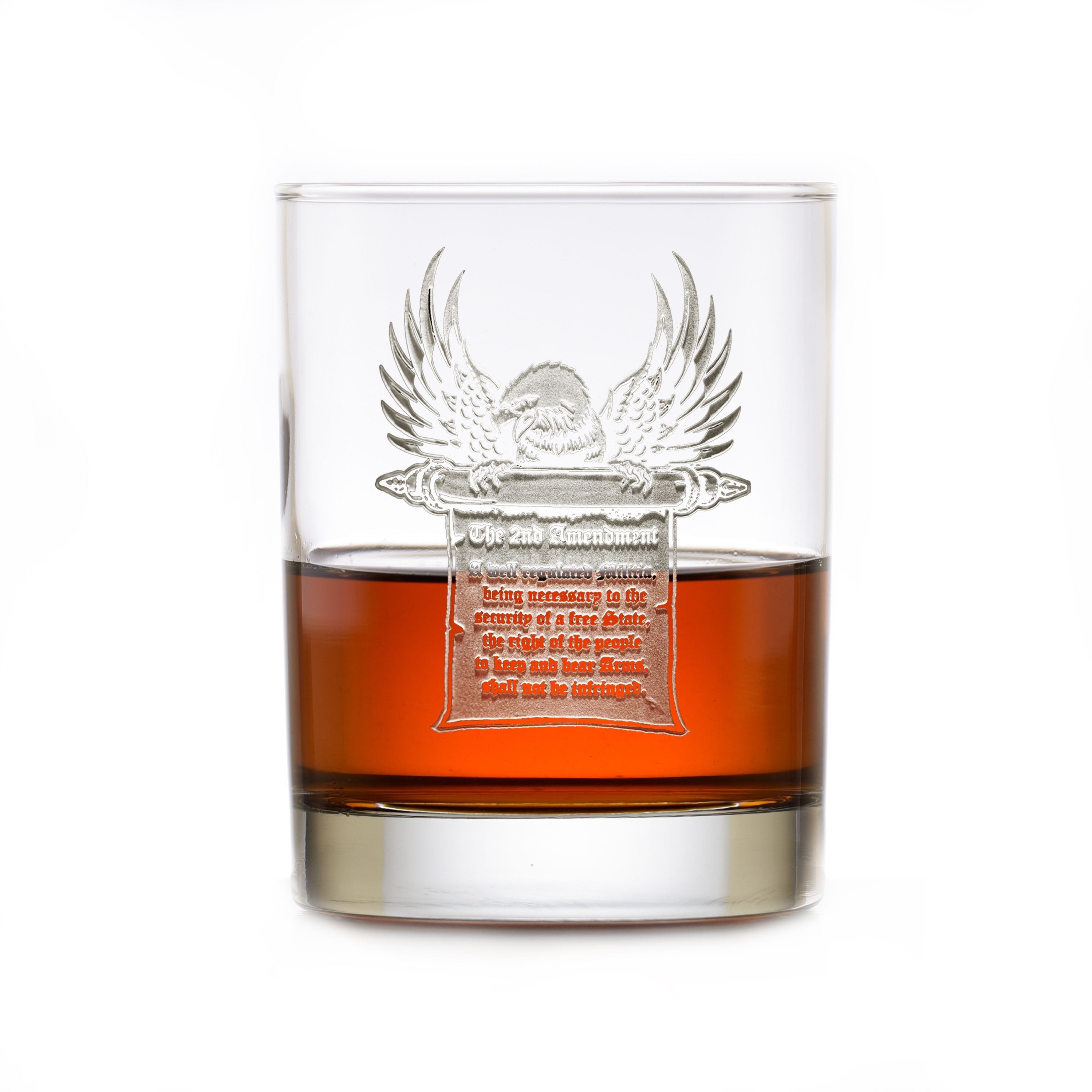 2nd Amendment Gun Rights, Freedom Whiskey Glass Gift