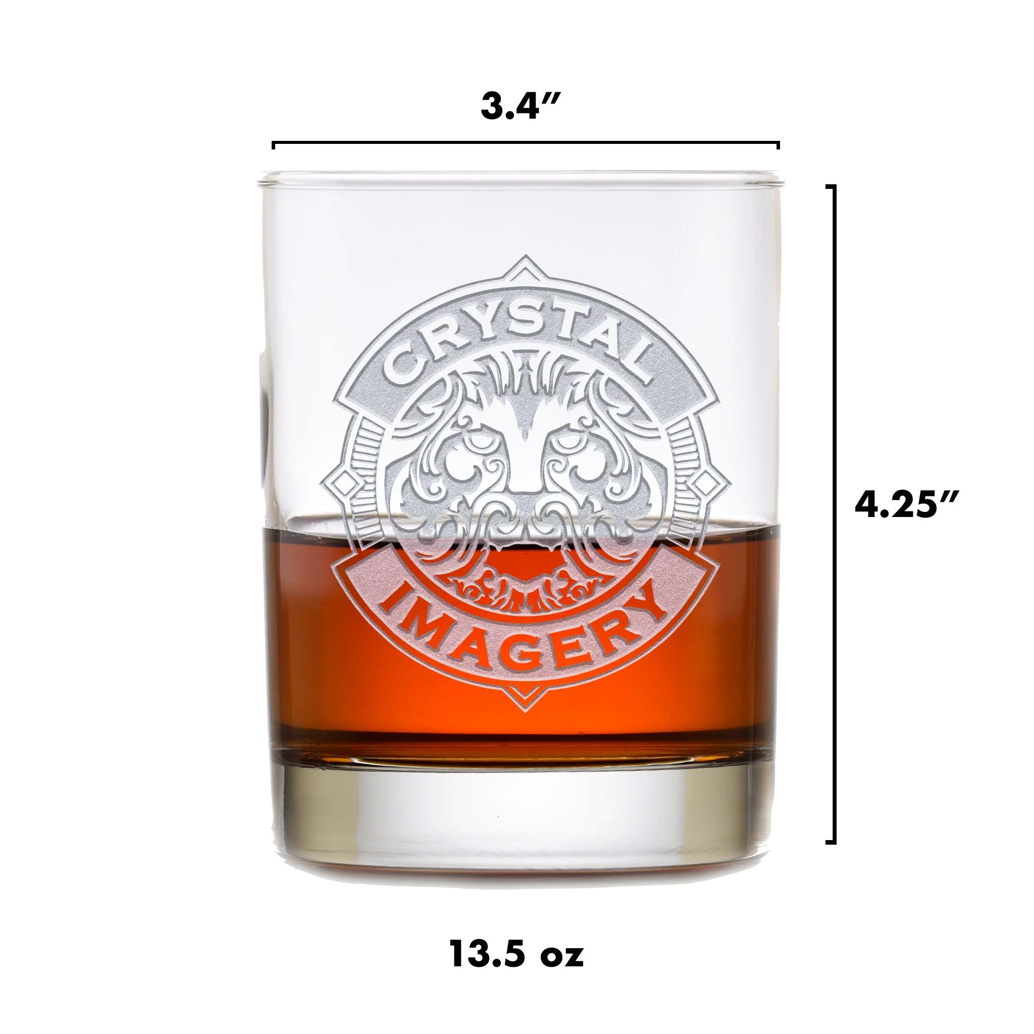 Logo Standard Bourbon, Whiskey Glass