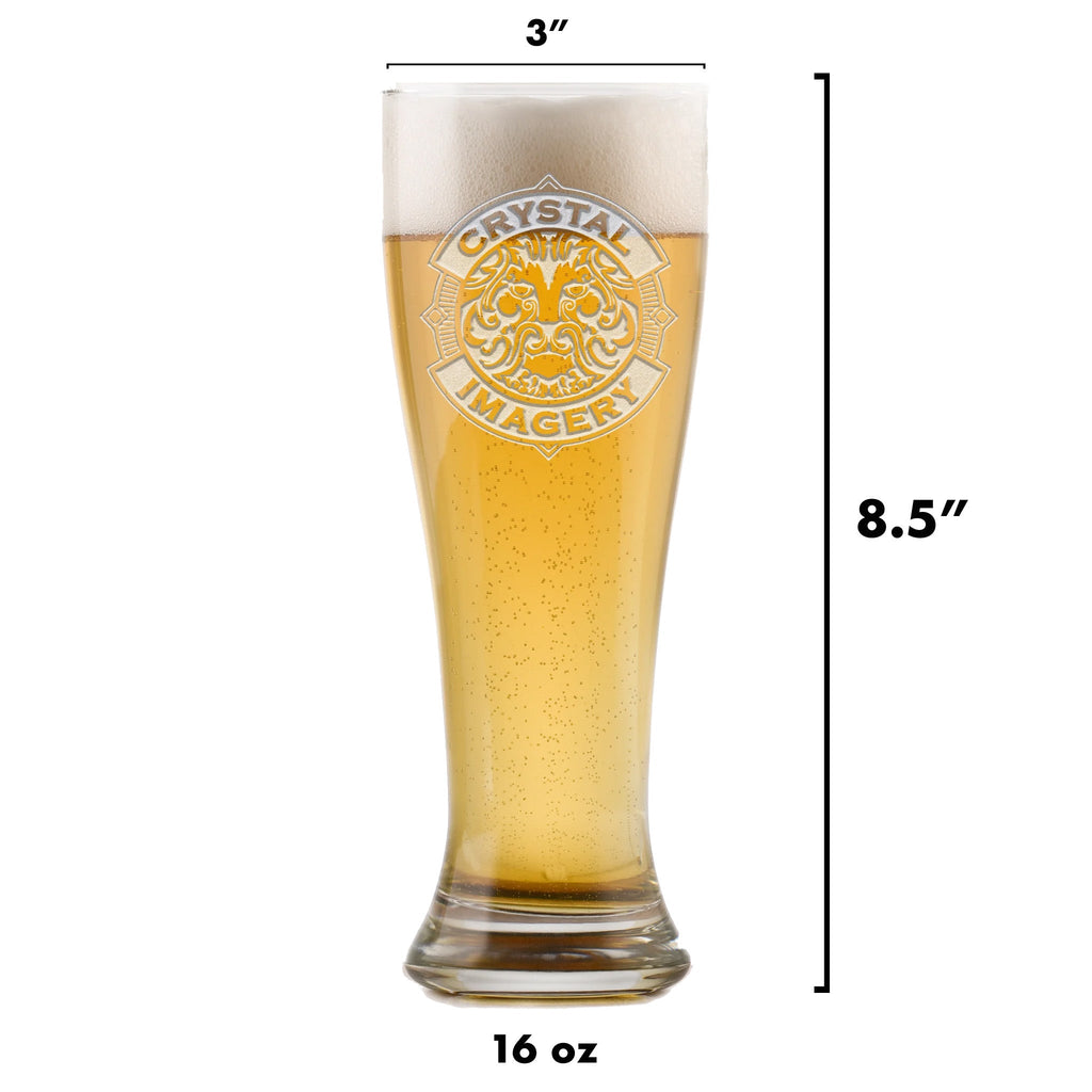 19th Hole Golf Lover Pilsner Beer Glass